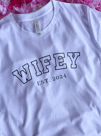 Wifey EST 2024 Graphic Tee