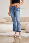 Judy Blue Full Size Release Hem Cropped Bootcut Jeans ONLINE EXCLUSIVE