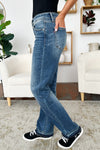 Judy Blue Mid Rise Release Hem Jeans ONLINE EXCLUSIVE