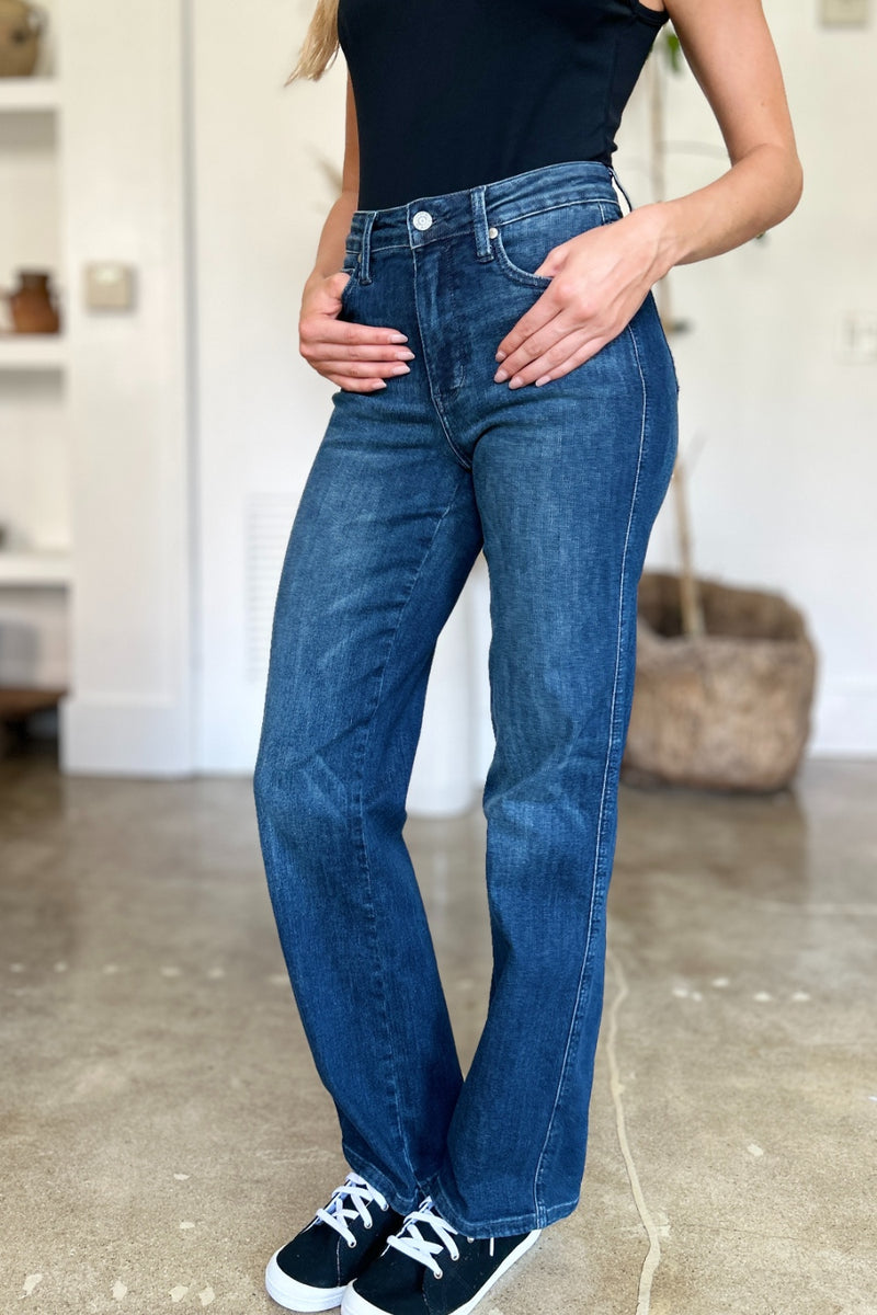 Judy Blue Tummy Control Straight Jeans ONLINE EXCLUSIVE