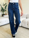 Judy Blue Full Size High Waist Straight Cargo Jeans ONLINE EXCLUSIVE