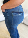 Judy Blue Full Size High Waist Straight Cargo Jeans ONLINE EXCLUSIVE