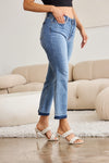 Judy Blue Full Size Release Hem Cropped Bootcut Jeans ONLINE EXCLUSIVE