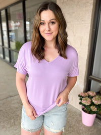 Chole Cozy Lavender Top