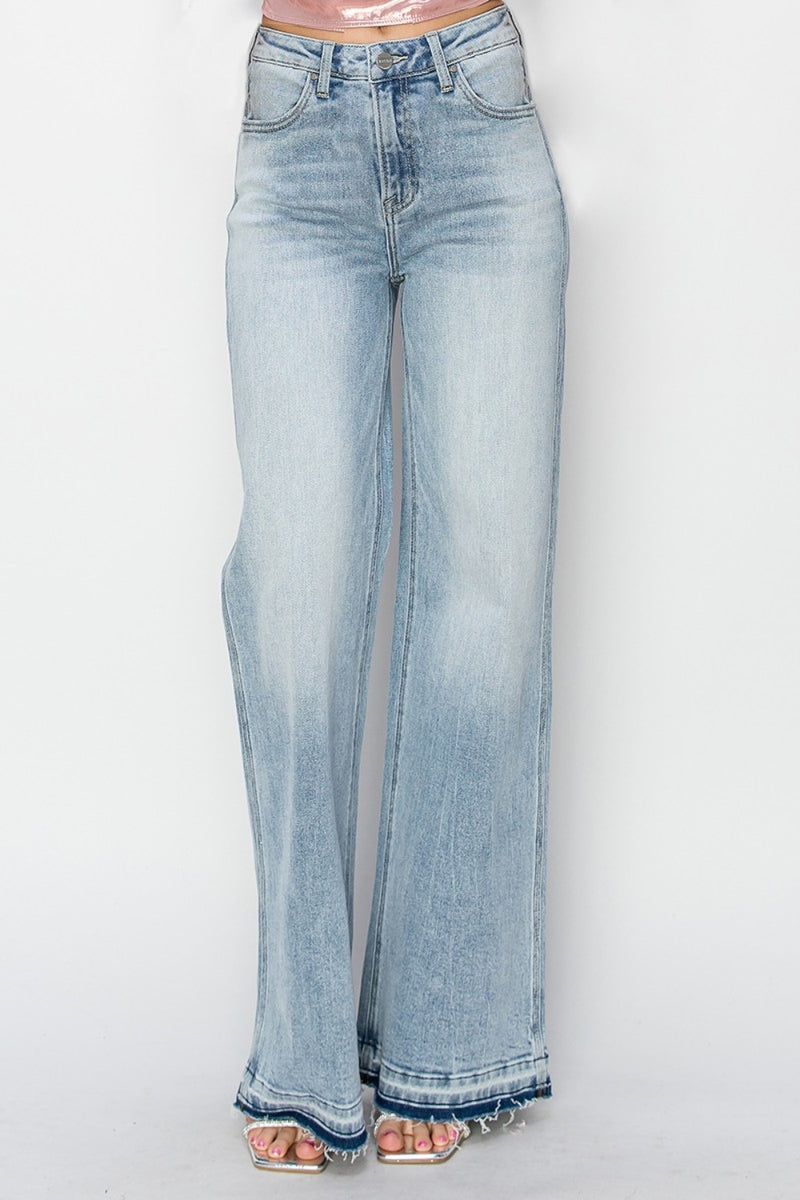 Risen High Rise Wide Leg Jeans ONLINE EXCLUSIVE