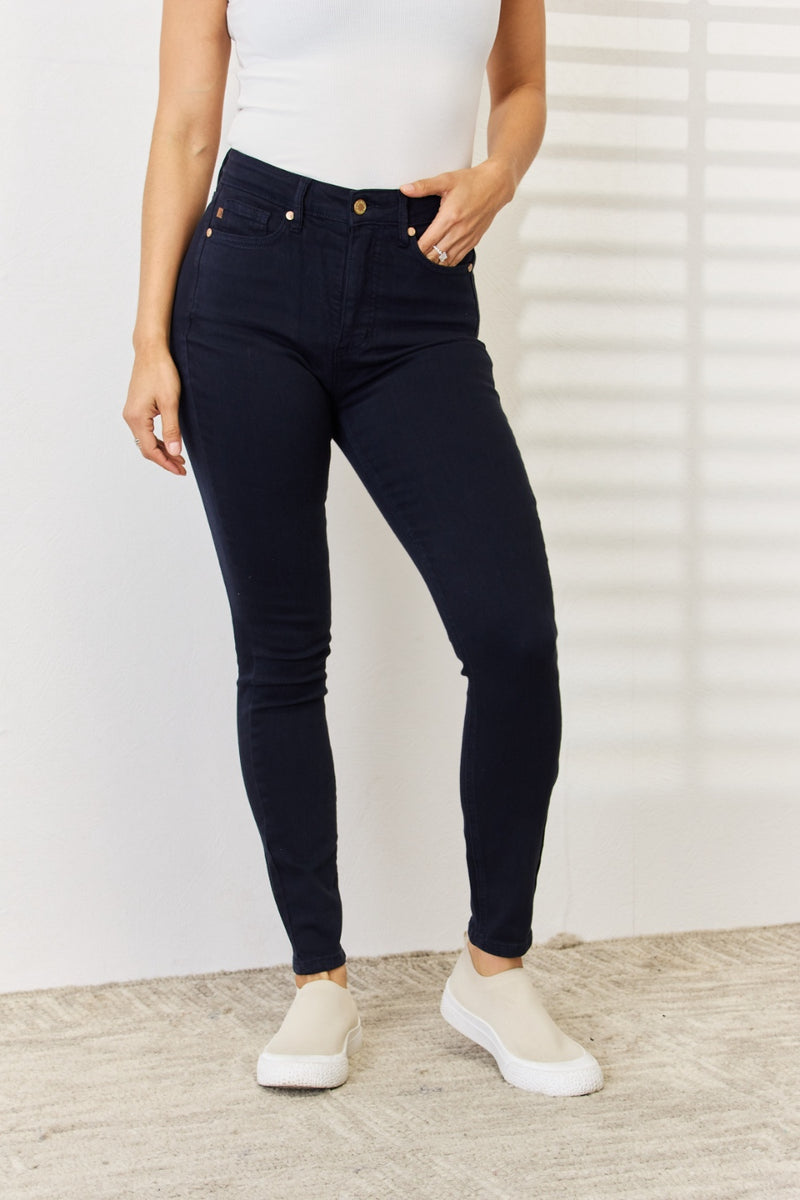 Judy Blue Full Size Garment Dyed Tummy Control Skinny Jeans ONLINE EXCLUSIVE