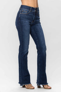 Judy Blue Frayed Hem Bootcut Jeans ONLINE EXCLUSIVE