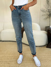 Judy Blue Full Size Mid Rise Rigid Magic Release Hem Jeans ONLINE EXCLUSIVE