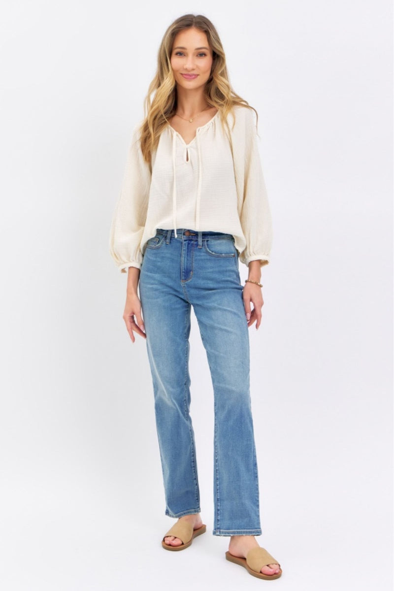 Judy Blue Full Size High Waist Straight Jeans ONLINE EXCLUSIVE