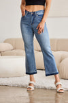 Judy Blue Full Size Release Hem Cropped Bootcut Jeans ONLINE EXCLUSIVE