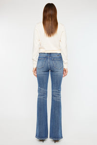 Kancan Cat's Whiskers High Waist Flare Jeans ONLINE EXCLUSIVE