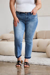 Judy Blue Full Size Release Hem Cropped Bootcut Jeans ONLINE EXCLUSIVE