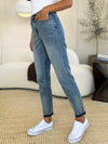 Judy Blue Full Size Mid Rise Rigid Magic Release Hem Jeans ONLINE EXCLUSIVE