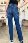 Judy Blue High Waist Rigid Magic Heavy Destroy Straight Jeans ONLINE EXCLUSIVE