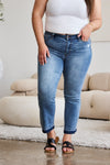 Judy Blue Full Size Release Hem Cropped Bootcut Jeans ONLINE EXCLUSIVE