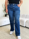 Judy Blue Full Size High Waist Straight Cargo Jeans ONLINE EXCLUSIVE