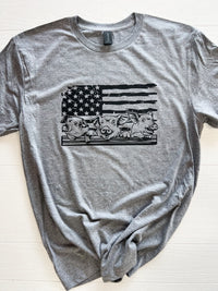 Pigs USA Graphic Tee | Build Your Own Tshirt Bar