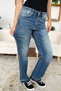 Judy Blue Mid Rise Release Hem Jeans ONLINE EXCLUSIVE