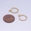 14K Gold Filled 14mm Minimalist Hoop Earring