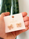 Mini Pearl Bow Earrings