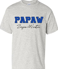 Dad, Papaw, Grandpa Personalized Graphic Tee | Build Your Own Tshirt Bar