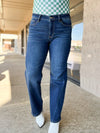 Judy Blue Mid Rise Straight Leg Jeans