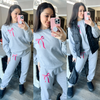 Grey HHB Bow Jogger Set