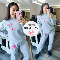 Grey HHB Bow Jogger Set