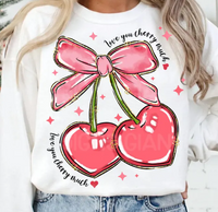 Love You Cherry Much Graphic Tee | Tshirt Bar