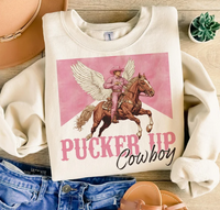 Pucker Up Cowboy Graphic Tee | Tshirt Bar