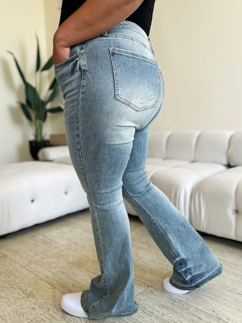 Judy Blue Full Size High Waist Flare Jeans ONLINE EXCLUSIVE