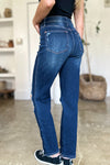 Judy Blue High Waist Rigid Magic Heavy Destroy Straight Jeans ONLINE EXCLUSIVE