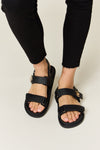 WILD DIVA Velcro Double Strap Slingback Sandals ONLINE EXCLUSIVE
