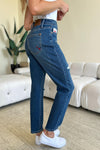 Judy Blue Full Size Queen Of Hearts Coin Pocket BF Jeans ONLINE EXCLUSIVE