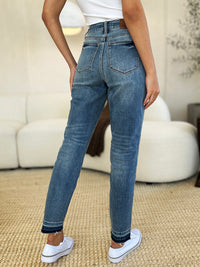 Judy Blue Full Size Mid Rise Rigid Magic Release Hem Jeans ONLINE EXCLUSIVE