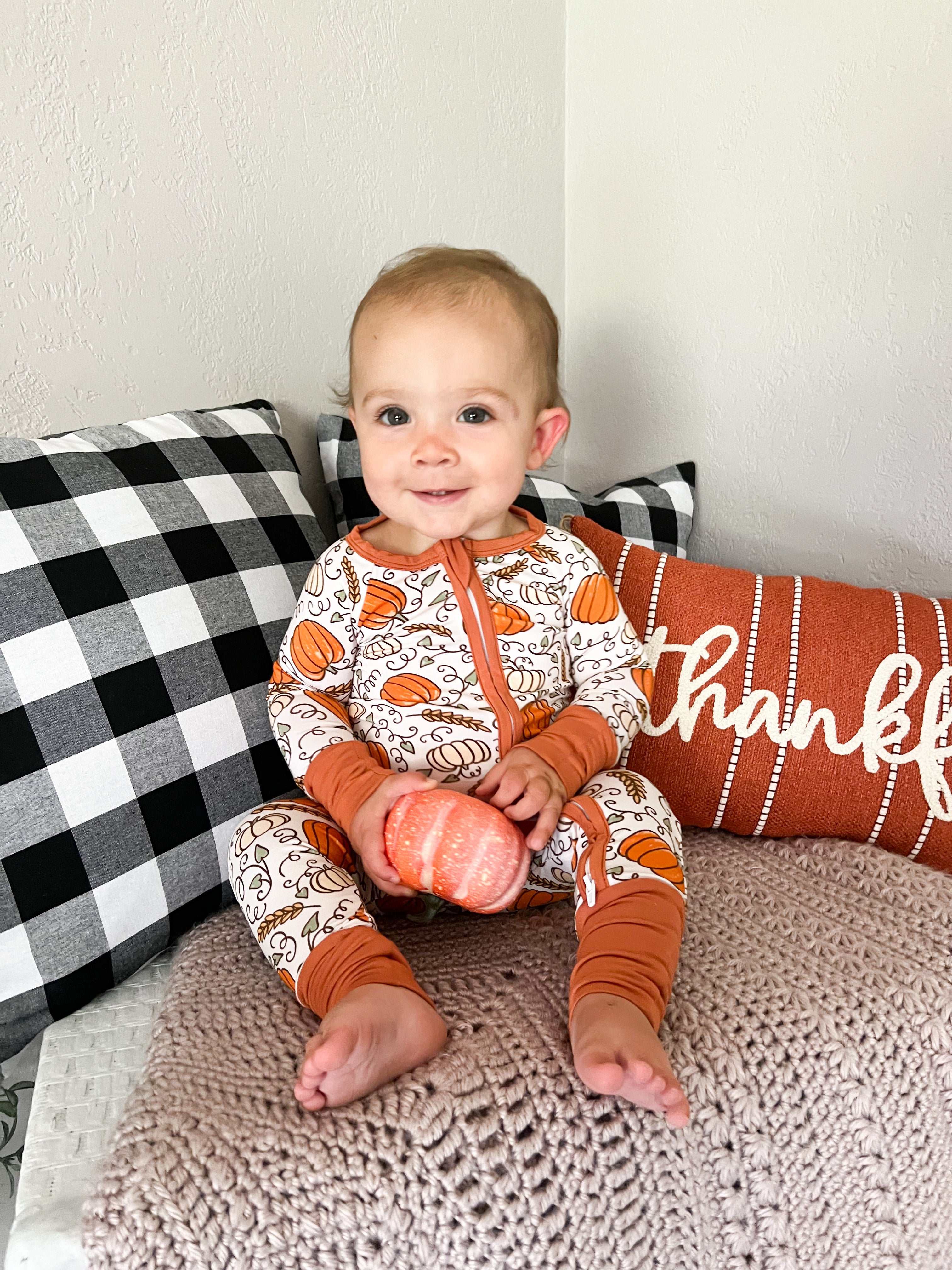 Pumpkin best sale pajamas baby