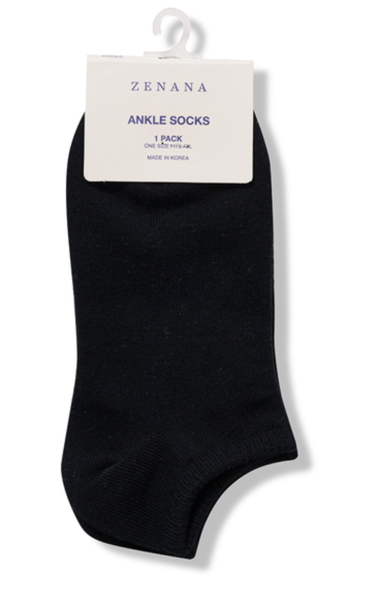 Black Ankle Socks